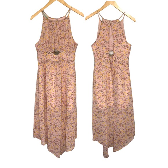 NWT BCBGeneration Cutout Asymmetrical Maxi Dress Size 8 - Picture 2 of 10